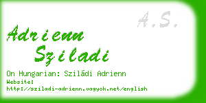 adrienn sziladi business card